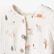 Load image into Gallery viewer, ON THE FARM ORGANIC MUSLIN SHORT SLEEVE JUMPSUIT