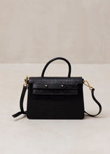 Load image into Gallery viewer, The M Exotic - Black Leather Handbag