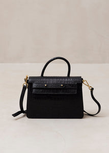 The M Exotic - Black Leather Handbag