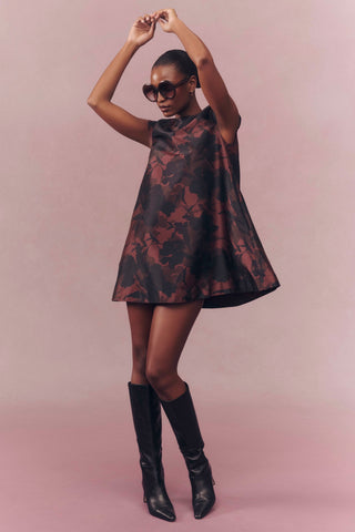 Spade Dress Brown Black