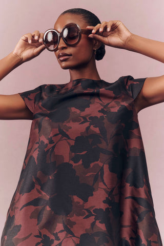 Spade Dress Brown Black