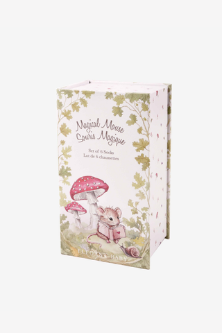 Magical Mouse Non Slip Baby Socks 6 Pack