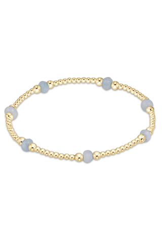 Purpose Gemstone 4mm Bracelet Aquamarine
