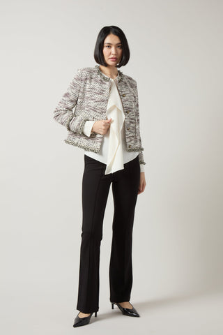 Celeste Flounced Blouse Natural Pearl
