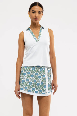 Bryce Polo White Seasalt Flora