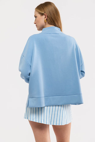 Morgan Quarter Zip Sweatshirt Regatta