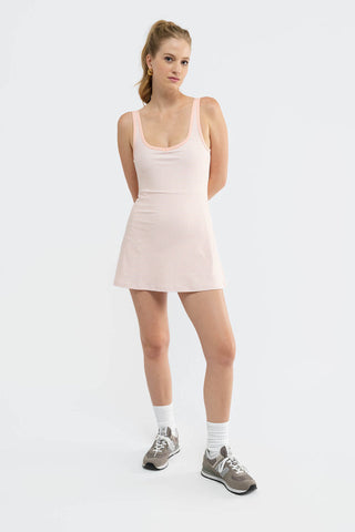 Renee Dress Melon Stripe