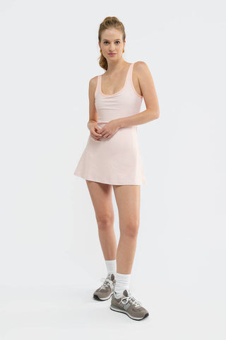 Renee Dress Melon Stripe