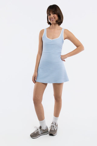 Renee Dress Rain Stripe