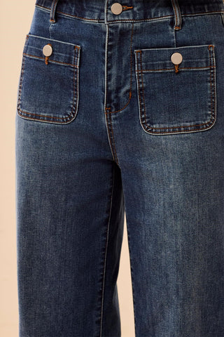 Sophia Curvy Super Straight Jeans Dusk