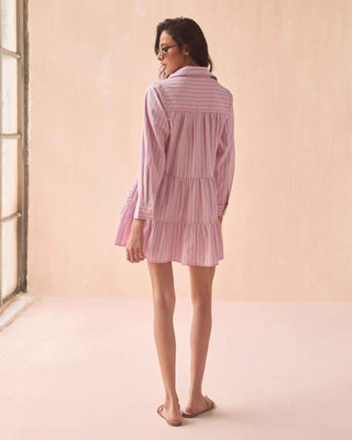 Tula Mini Shirtdress Hattie Pink