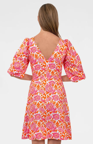 Twister Smell The Roses Dress Orange Pink