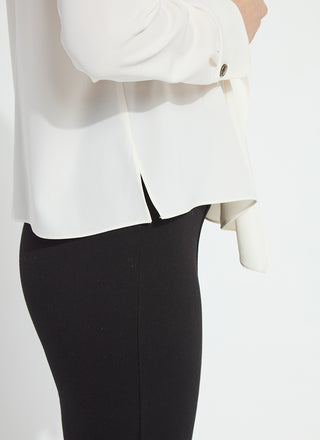 Celeste Flounced Blouse Natural Pearl