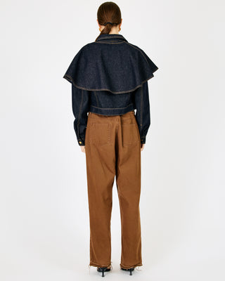 Roxie Cape Jacket Indigo