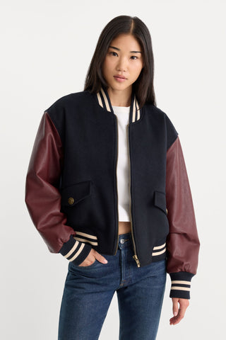 Team Varsity Jacket New Navy
