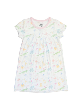 Birthday Zoo Animals Bamboo Dress