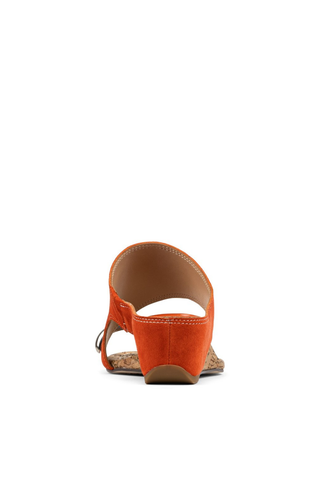 Vesna Toe Ring Wedge Sandal Persimmon