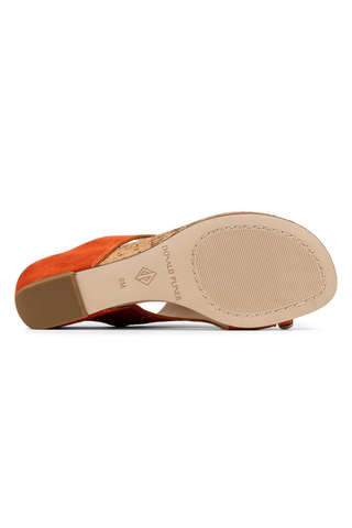 Vesna Toe Ring Wedge Sandal Persimmon