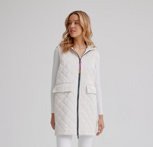 Nikki Jones Cream Waffle Vest