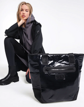 Load image into Gallery viewer, Black Shine Tote/Backpack
