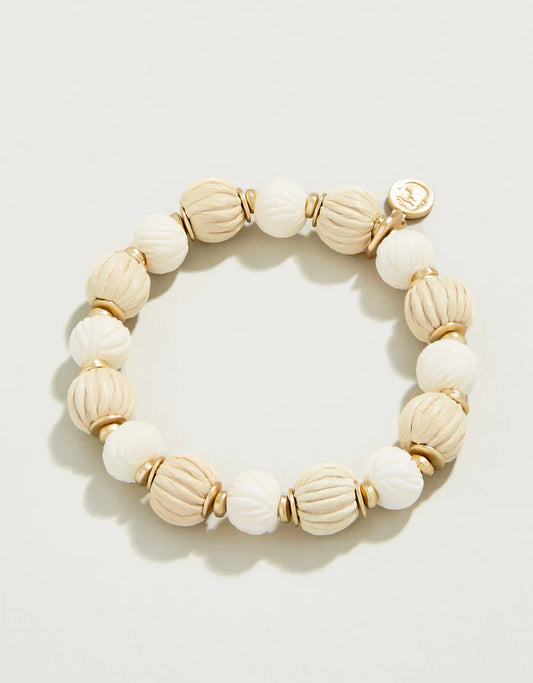 Summer House Stretch Bracelet 12mm Natural