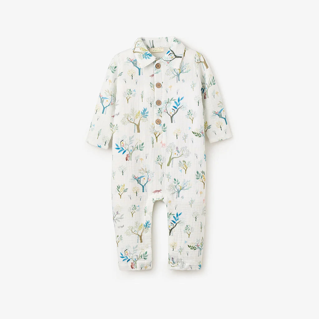 TREEHOUSE FOREST ORGANIC MUSLIN JUMPSUIT