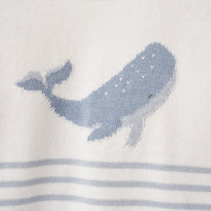 Whale Striped Knit Shirt Set