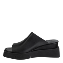 Load image into Gallery viewer, Infinity In Black Wedge Sandal
