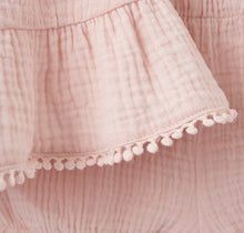 Load image into Gallery viewer, BLUSH ORGANIC MUSLIN TIE TOP SET