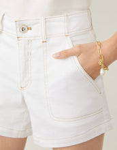 Load image into Gallery viewer, Cowen Denim Shorts Pearl White