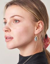 Load image into Gallery viewer, Oval Drop Earrings