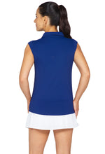Load image into Gallery viewer, Solid Sleeveless Zip Polo