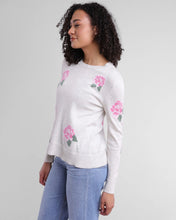 Load image into Gallery viewer, Cotton Cashmere Rose Crew