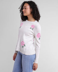 Cotton Cashmere Rose Crew