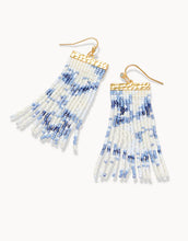 Load image into Gallery viewer, Bitty Bead Earrings Blue Tides