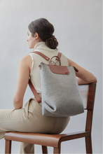 Load image into Gallery viewer, *More Colors* Felt &amp; Leather Backpack/Purse